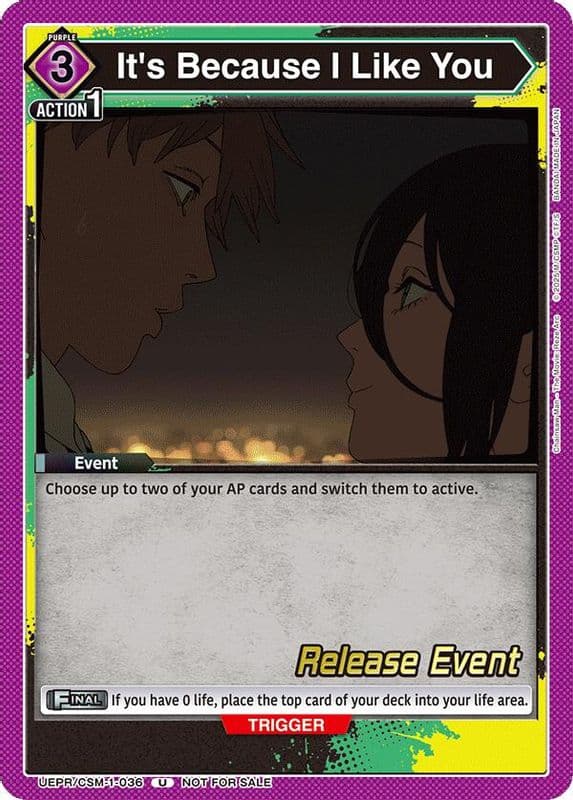 It's Because I Like You (Release Event)