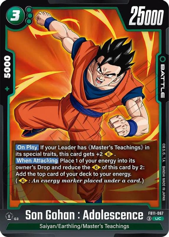 Son Gohan : Adolescence