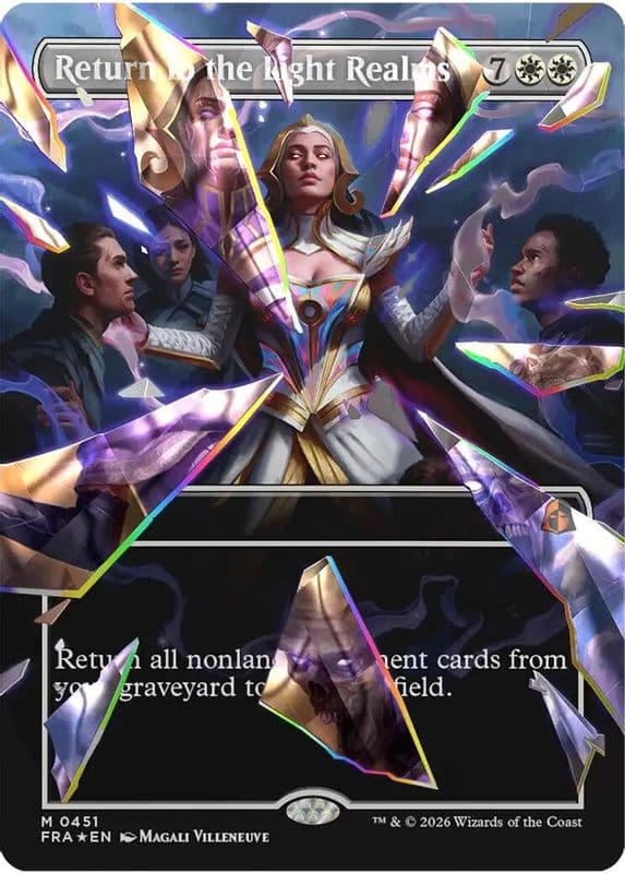 Return to the Light Realms (Borderless) (Facet Foil)