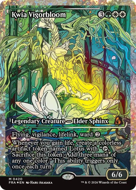 Kwia Vigorbloom (Showcase) (Fracture Foil)