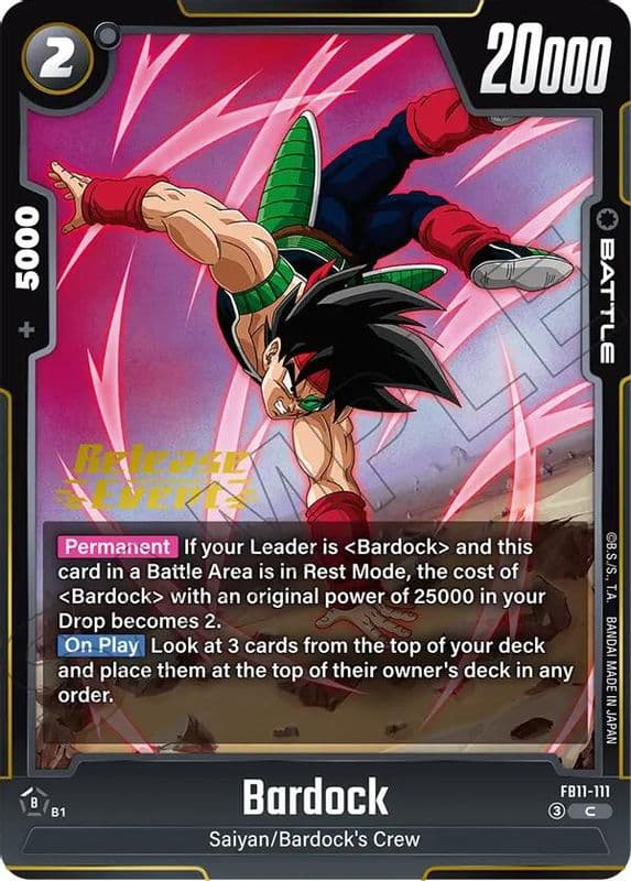 Bardock (Brightness of Hope Release Event)