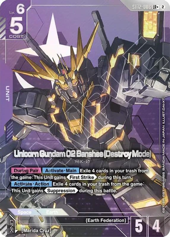 Unicorn Gundam 02 Banshee (Destroy Mode · LR+)