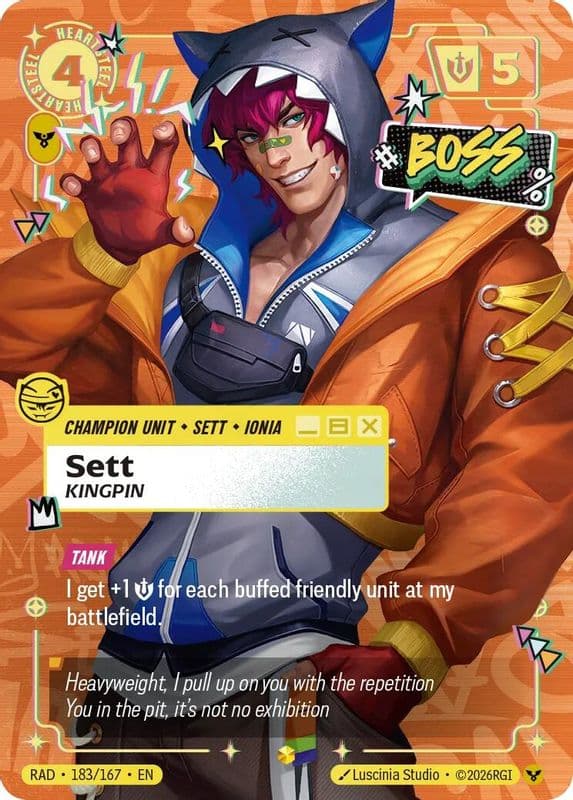 Sett, Kingpin (Heartsteel Overnumbered) (Overnumbered)
