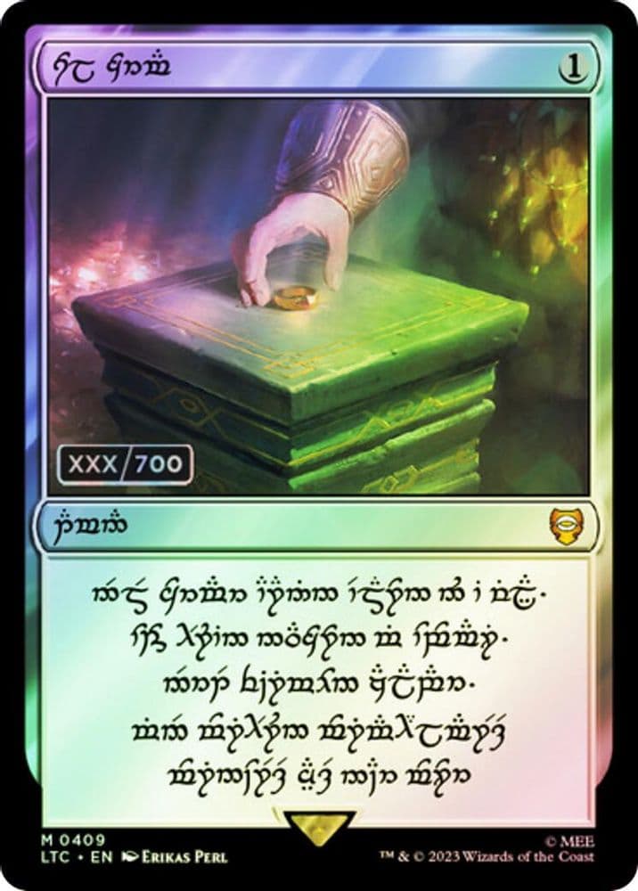 Sol Ring - Dwarven (Serial Numbered)