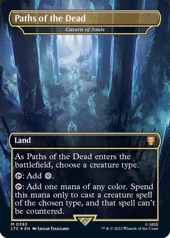 Paths of the Dead - Cavern of Souls (Borderless · Surge Foil)
