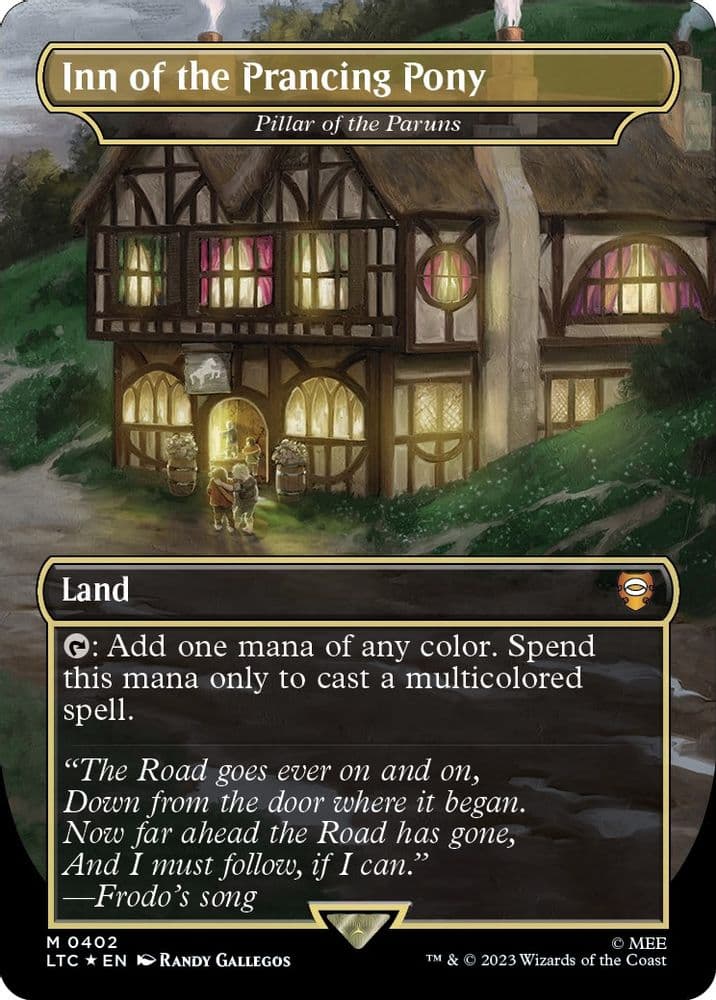 Inn of the Prancing Pony - Pillar of the Paruns (Borderless · Surge Foil)