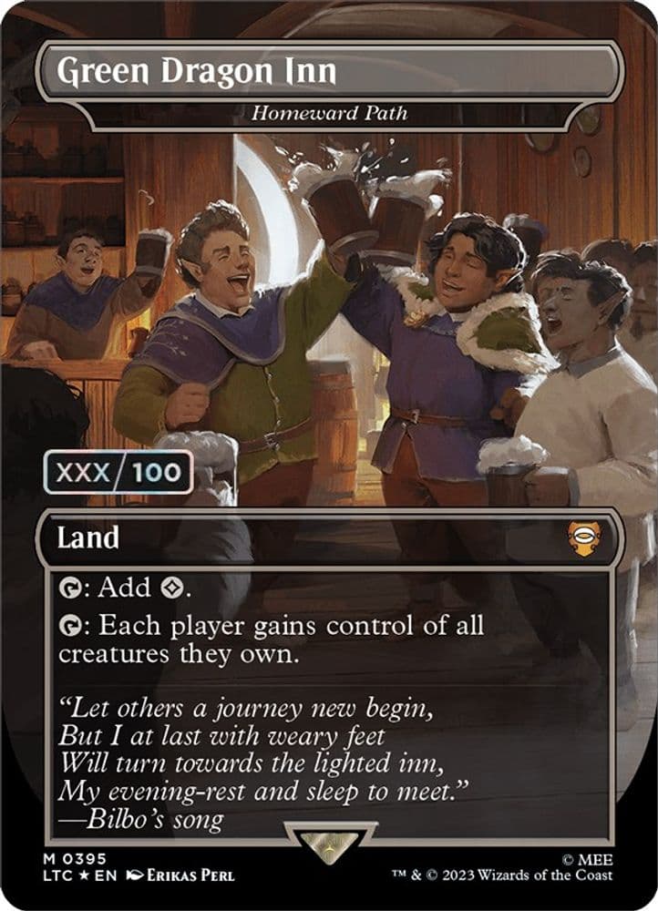 Green Dragon Inn - Homeward Path (Borderless · Serial Numbered)