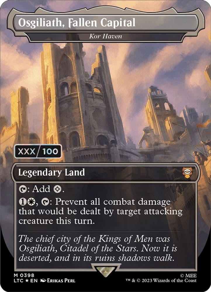 Osgiliath, Fallen Capital - Kor Haven (Borderless · Serial Numbered)
