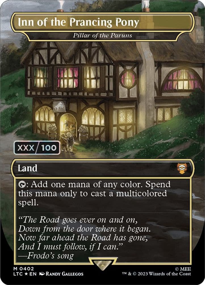 Inn of the Prancing Pony - Pillar of the Paruns (Borderless · Serial Numbered)