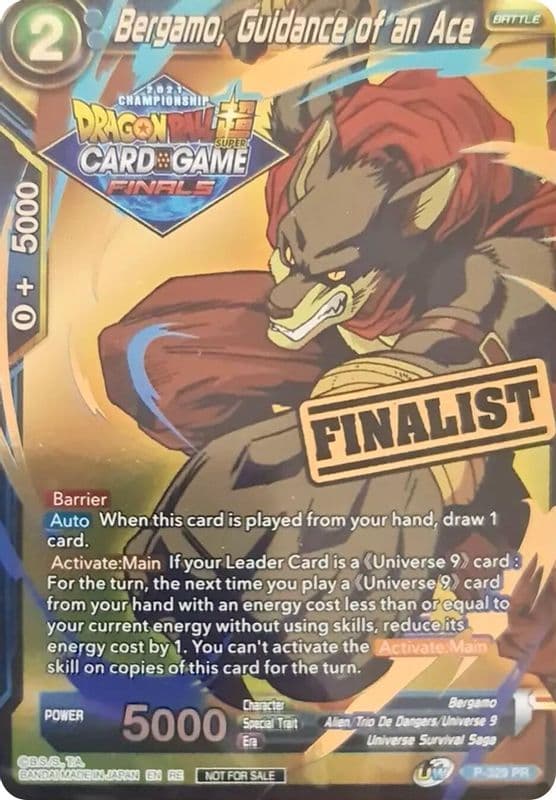 Bergamo, Guidance of an Ace (Championship 2021 Vault Set · Finalist Gold Stamped)