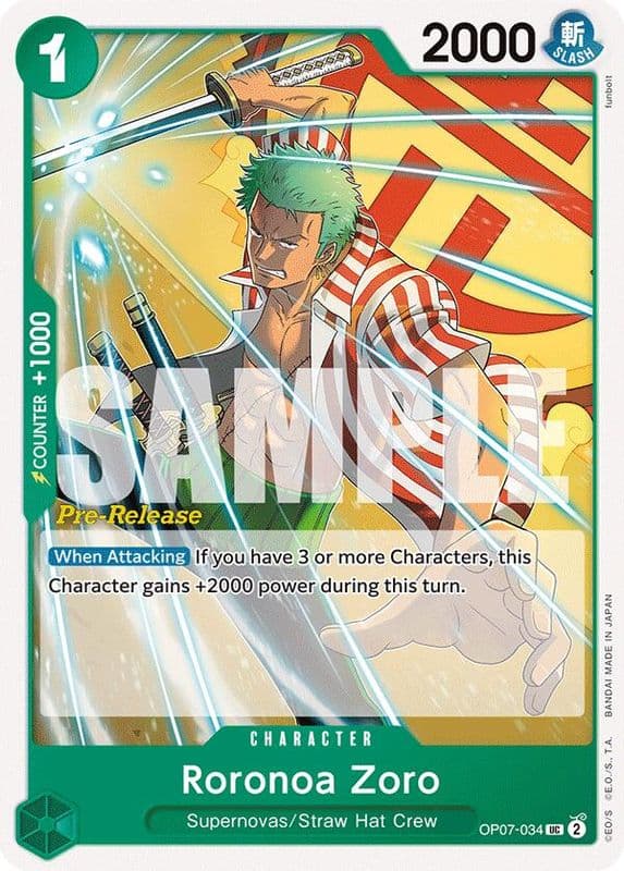 Roronoa Zoro (Pre-Release)