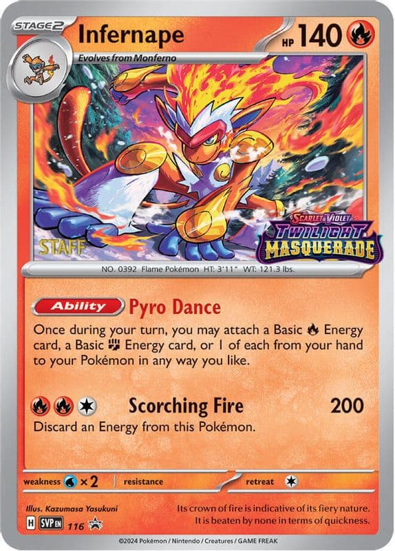 Infernape (Prerelease · Staff)