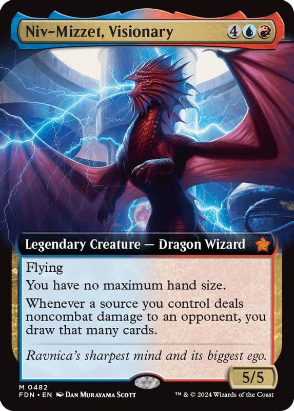 Niv-Mizzet, Visionary (Extended Art)