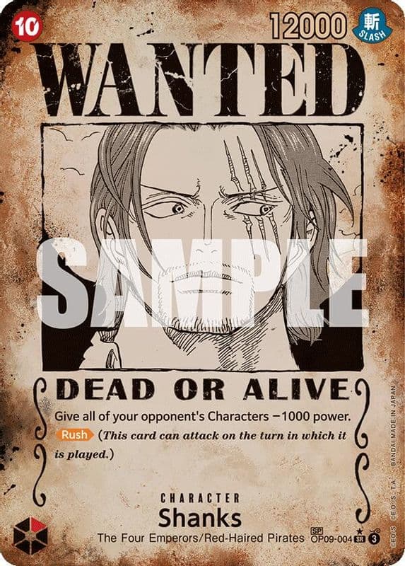 Shanks (Wanted Poster)