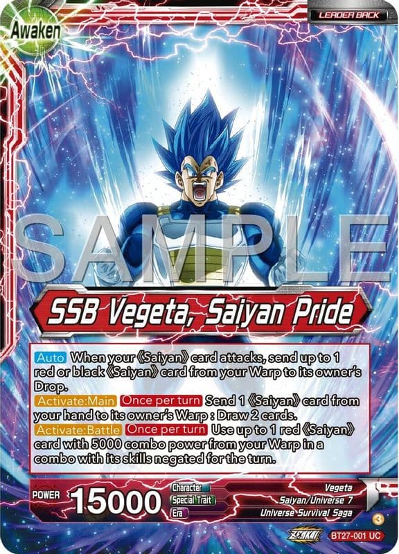 Vegeta // SSB Vegeta, Saiyan Pride