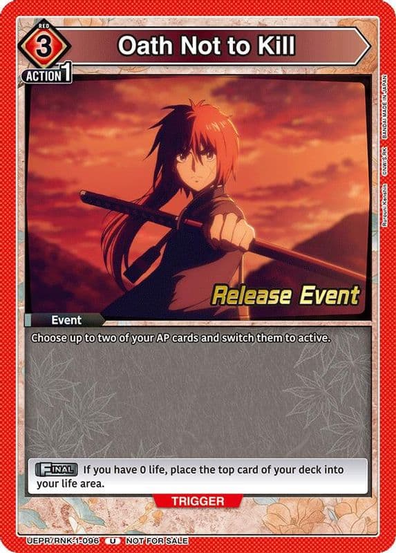 Oath Not to Kill (Release Event)