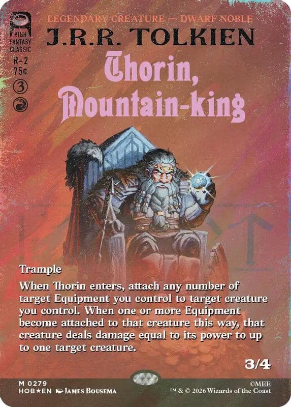 Thorin, Mountain-king (Borderless · Surge Foil)