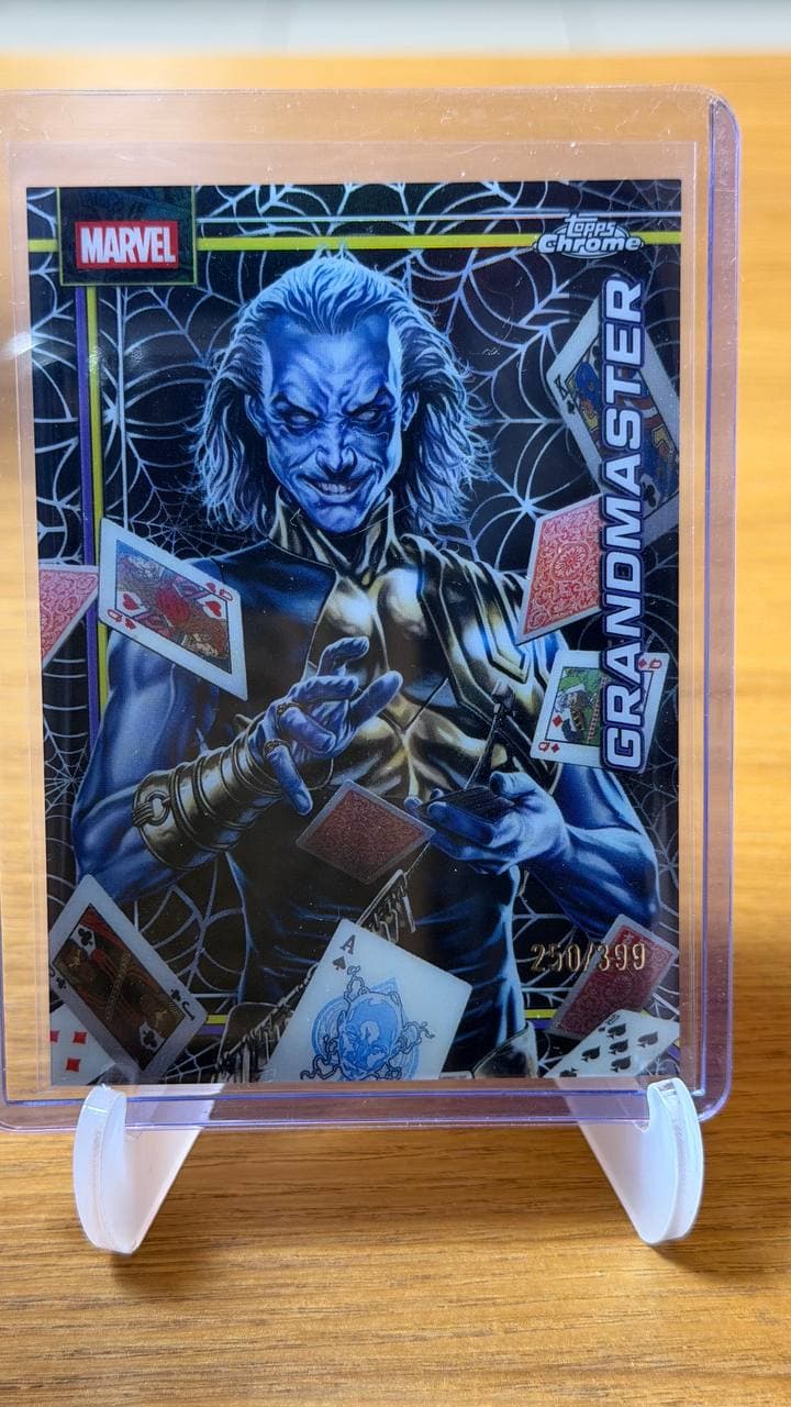 Topps Chrome Marvel 2026 Grandmaster (#121) Black Spider Web Refractor 250/399
