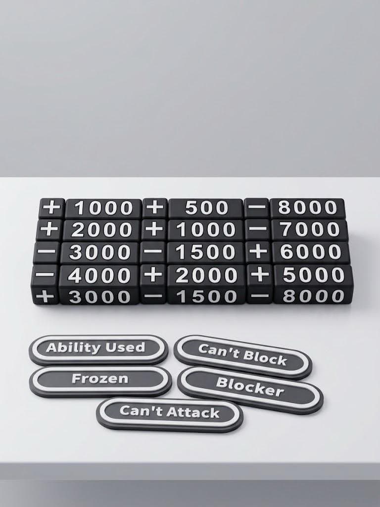 TCG Counter Token — Ability Used / Can’t Block / Frozen / Blocker / Can’t Attack