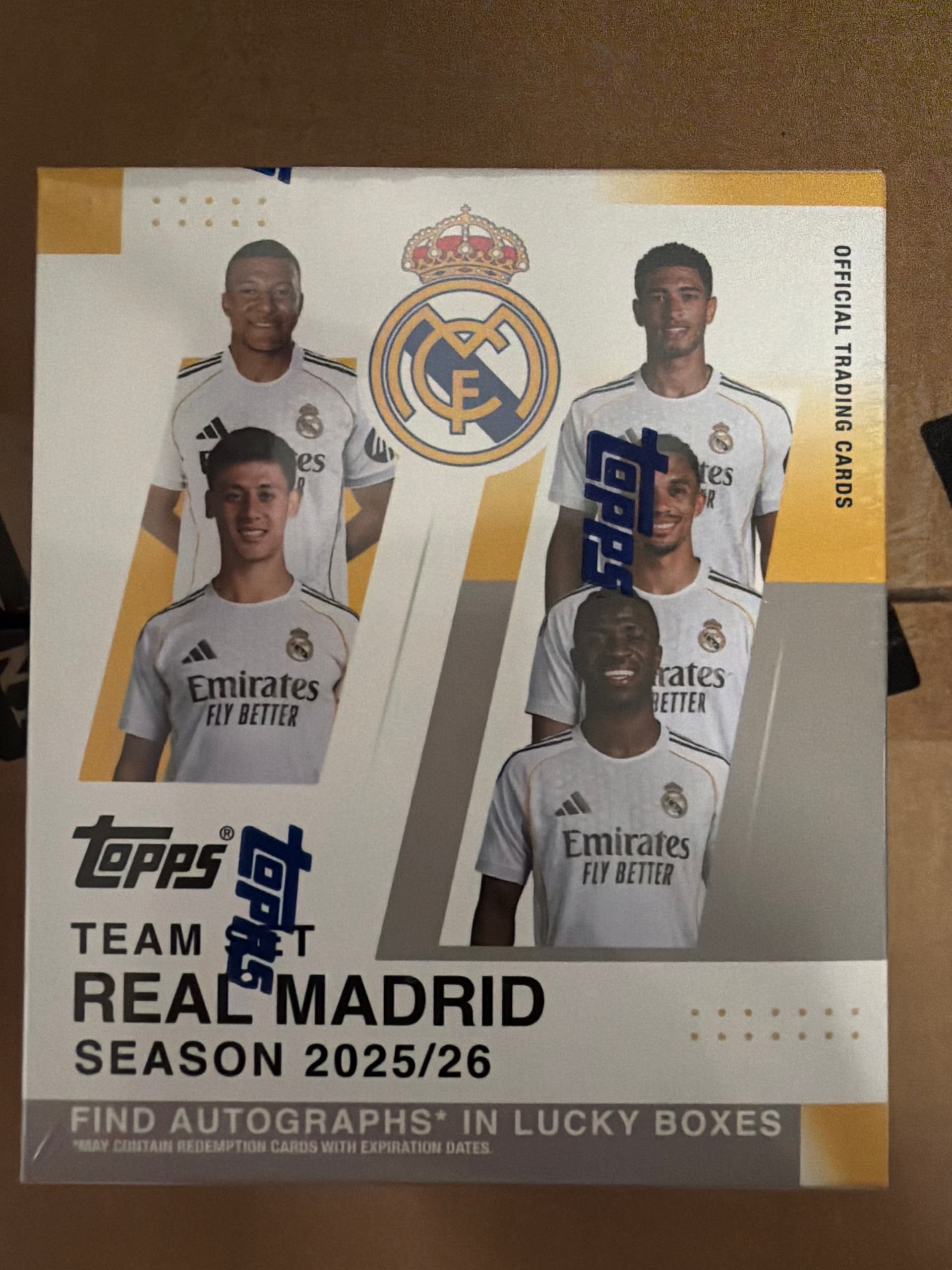 Topps Real Madrid team set 25/26 Blaster Box