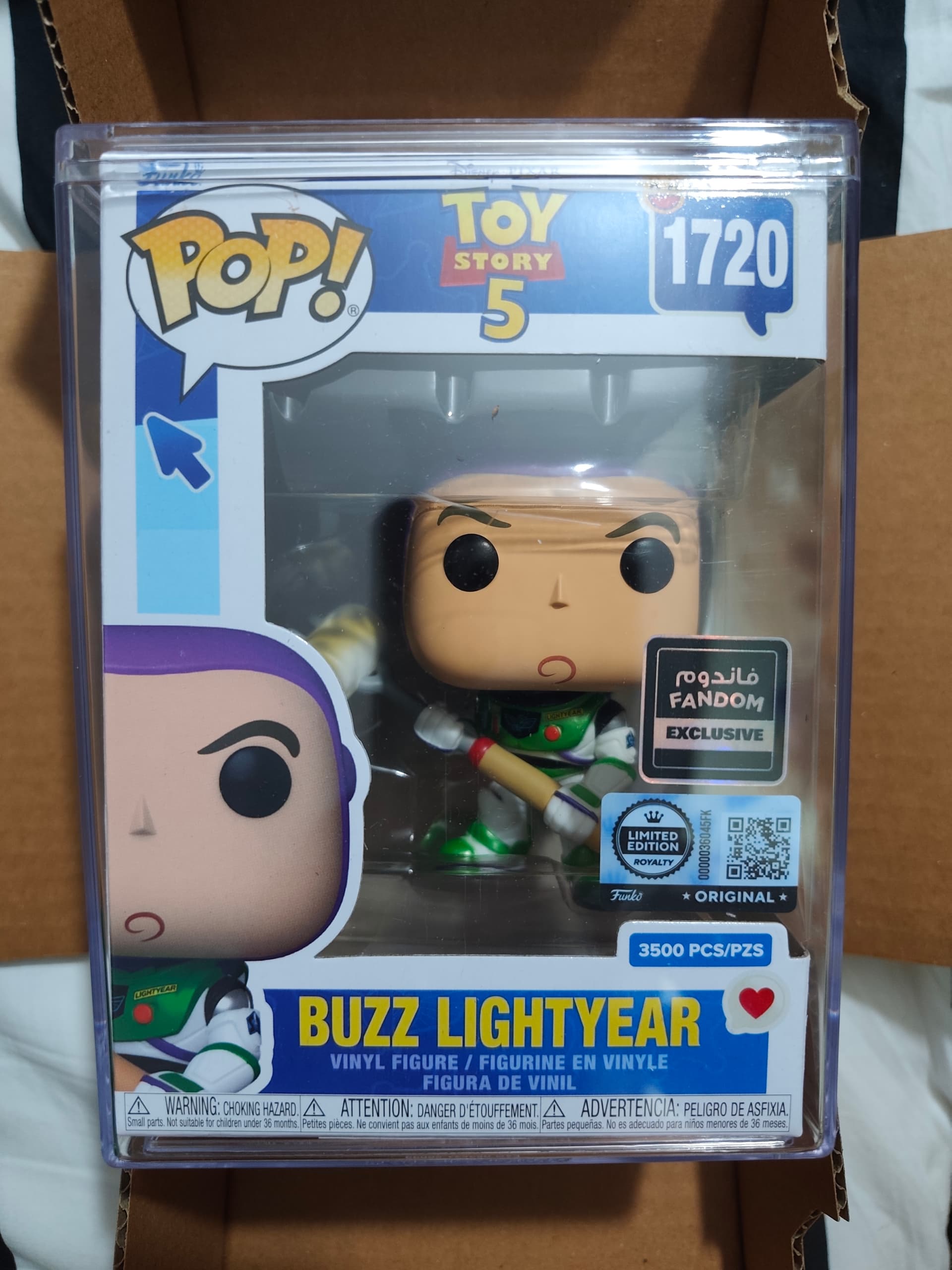 Funko pop Fandom exclusive Buzz light year LE 3500pcs