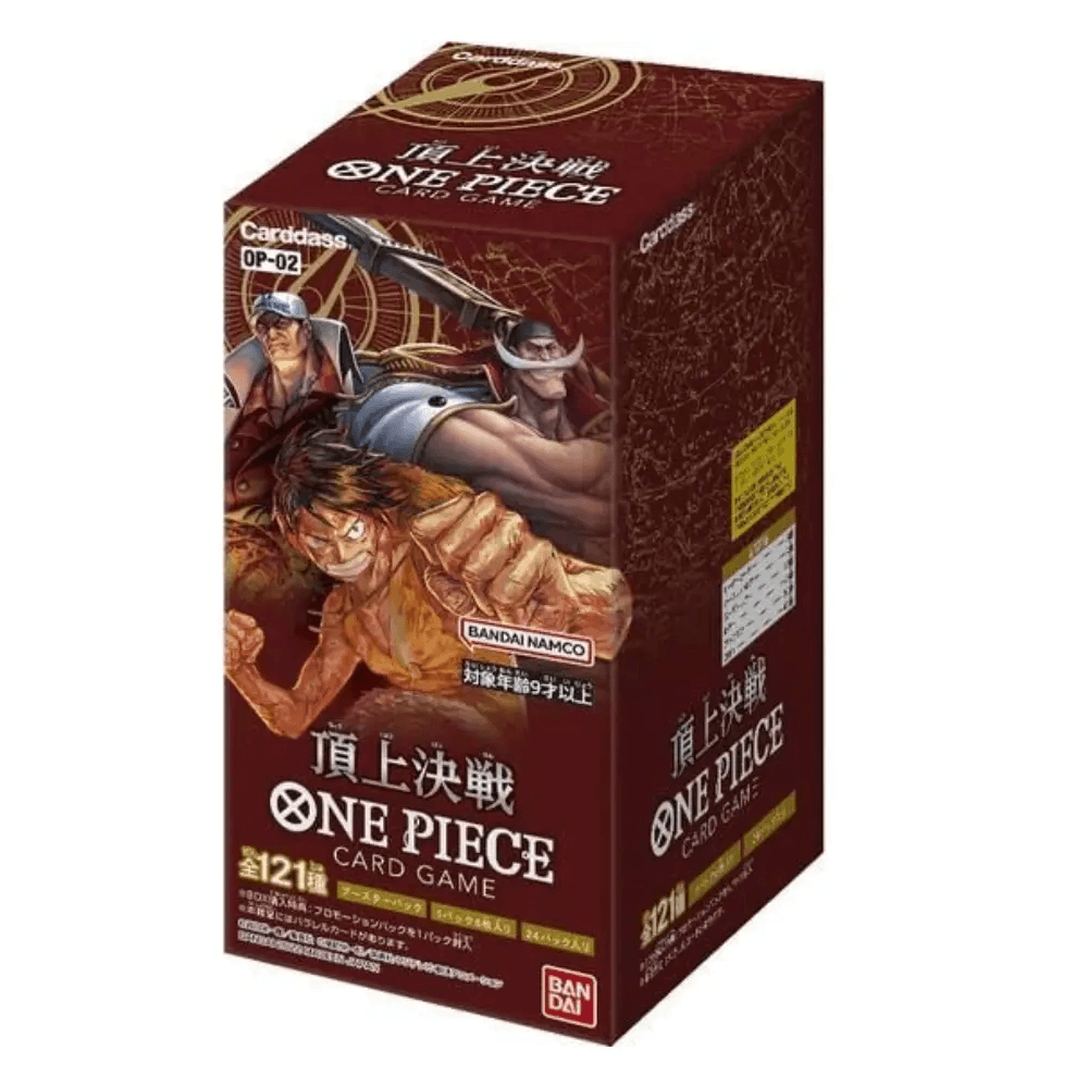 One Piece Card Game Paramount War OP-02 Booster Box 24 Packs Japanese